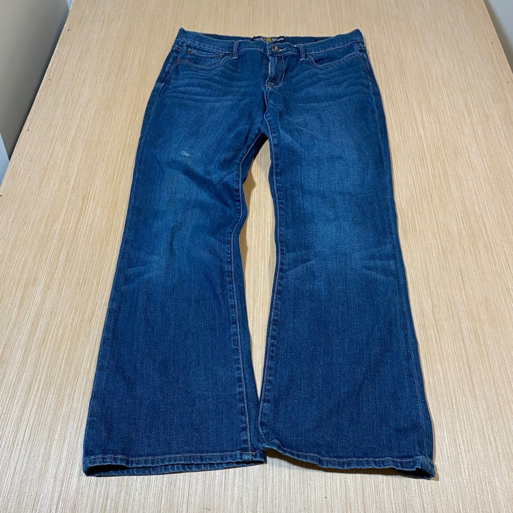 Lucky Brand Sweet N Low Bootcut Jeans Blue Medium Wash Ankle Size 10/30